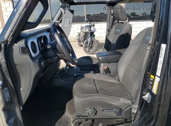 1C4HJXDNXKW689401 2019 JEEP WRANGLER Black წინა სალონის ხედი