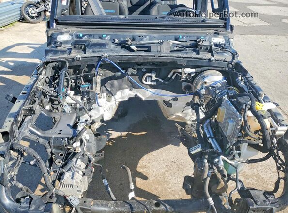 1C4HJXDNXKW689401 2019 JEEP WRANGLER Black ძრავის განყოფილების ხედი