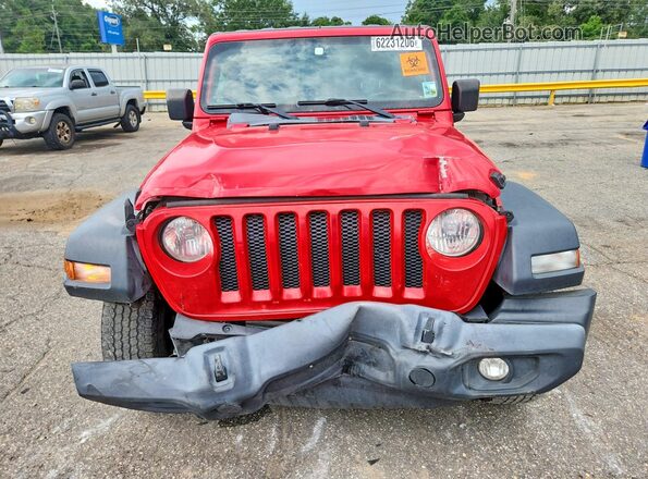 1C4HJXDNXLW220360 2020 JEEP WRANGLER Red Вид спереду