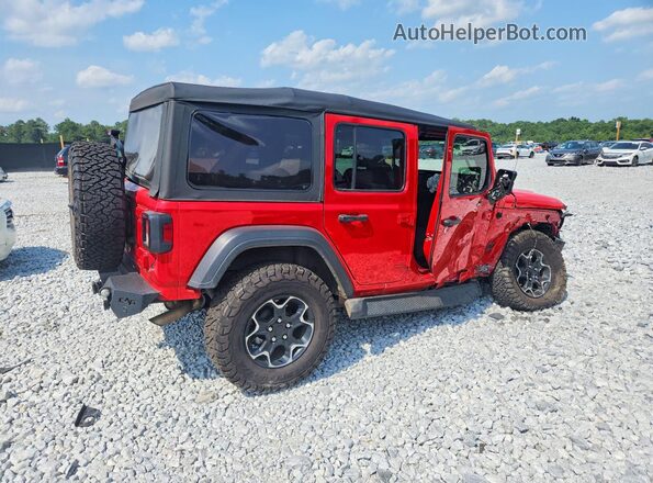 1C4HJXDNXMW737434 2021 JEEP WRANGLER Red Trasero derecho