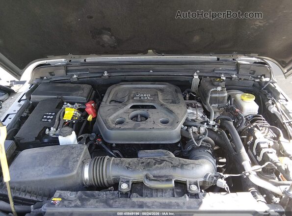 1C4HJXDNXMW738261 2021 JEEP WRANGLER UNLIMITED Серый Вид сзади