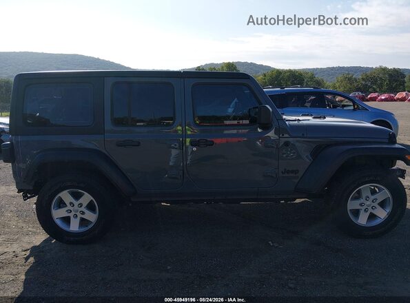 1C4HJXDNXMW738261 2021 JEEP WRANGLER UNLIMITED Серый Панорамный вид салона 360°