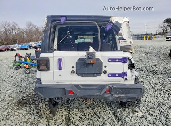 1C4HJXEG0JW170923 2018 JEEP WRANGLER Белый Вид сзади