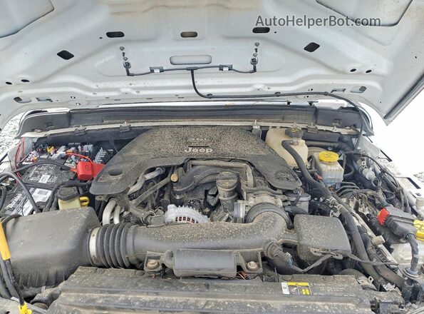 1C4HJXEG0JW170923 2018 JEEP WRANGLER Белый Вид подкапотного пространства