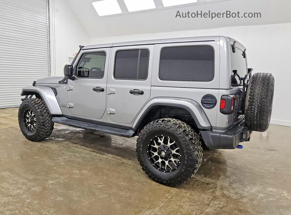 1C4HJXEG2JW207034 2018 JEEP WRANGLER Gray უკანა მარცხენა