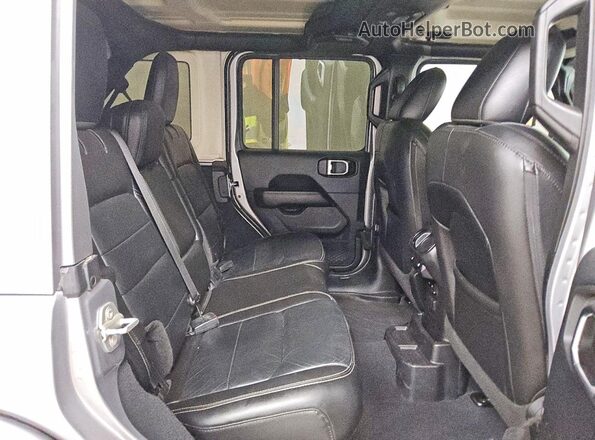 1C4HJXEG2JW207034 2018 JEEP WRANGLER Gray უკანა სალონის ხედი