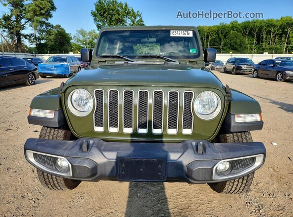 1C4HJXEG2MW557512 2021 JEEP WRANGLER Green Вид спереду