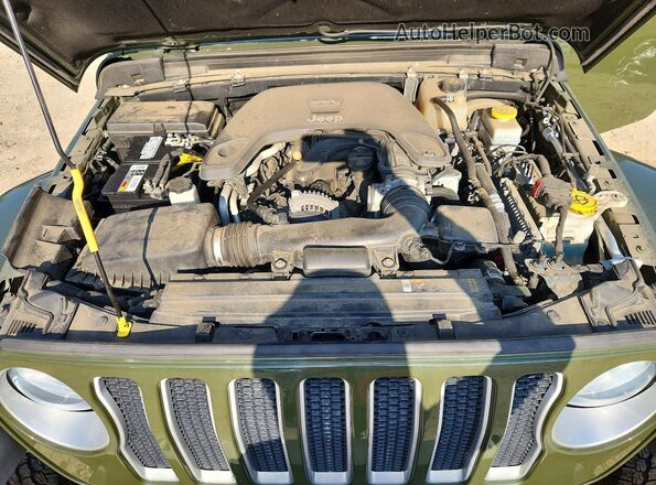 1C4HJXEG2MW557512 2021 JEEP WRANGLER Green Вид підкапотного простору