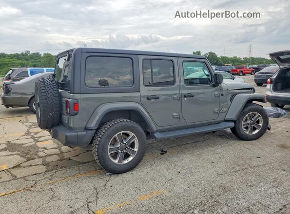 1C4HJXEG3MW608435 2021 JEEP WRANGLER Gray უკანა მარჯვენა