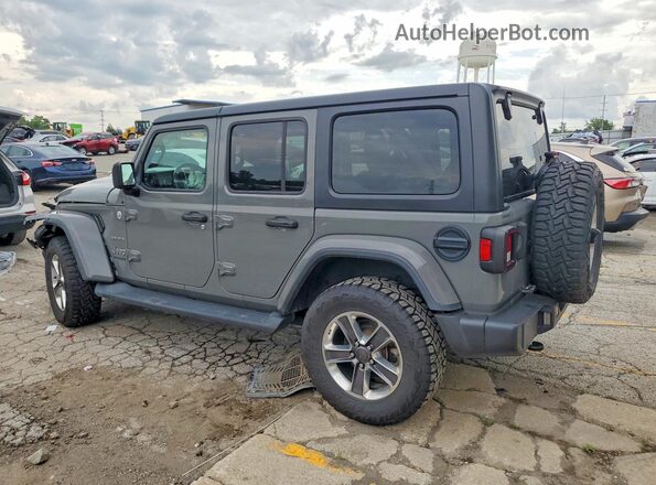 1C4HJXEG3MW608435 2021 JEEP WRANGLER Gray უკანა მარცხენა