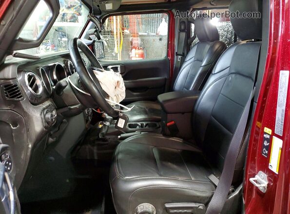 1C4HJXEG3NW105327 2022 JEEP WRANGLER Burgundy Вид салону спереду