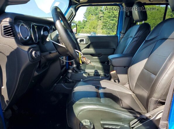 1C4HJXEG5NW249588 2022 JEEP WRANGLER Blue Widok wnętrza z przodu