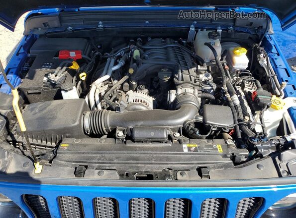 1C4HJXEG5NW249588 2022 JEEP WRANGLER Blue Widok komory silnika