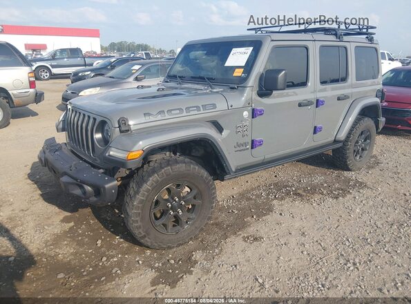 1C4HJXEG6KW534683 2019 JEEP WRANGLER UNLIMITED Gray Przód lewy