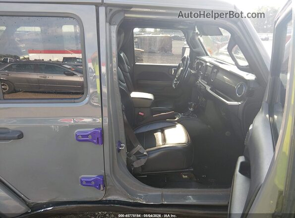 1C4HJXEG6KW534683 2019 JEEP WRANGLER UNLIMITED Gray Widok wnętrza z przodu