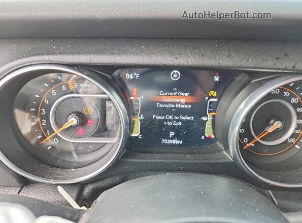 1C4HJXEG7LW296294 2020 JEEP WRANGLER Черный Вид щитка приборов