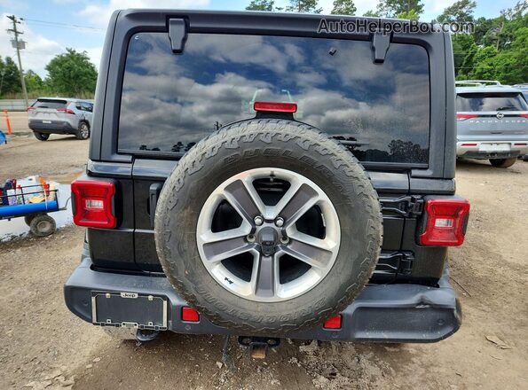1C4HJXEG7LW296294 2020 JEEP WRANGLER Черный Вид сзади