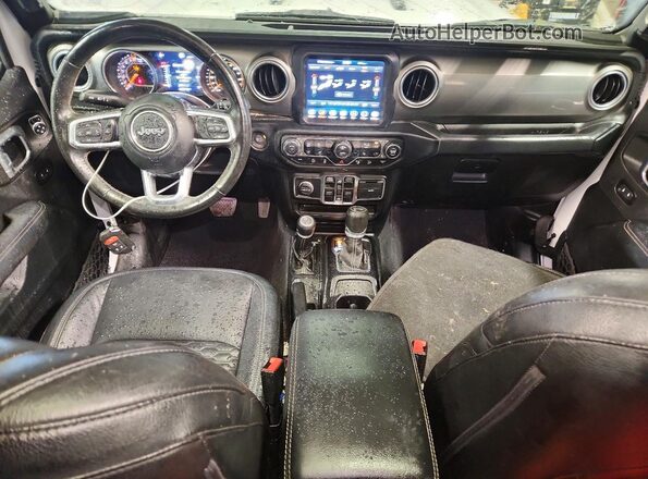 1C4HJXEG8LW334647 2020 JEEP WRANGLER Белый Вид панели приборов