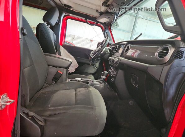 1C4HJXEG9JW254285 2018 JEEP WRANGLER Red წინა სალონის ხედი