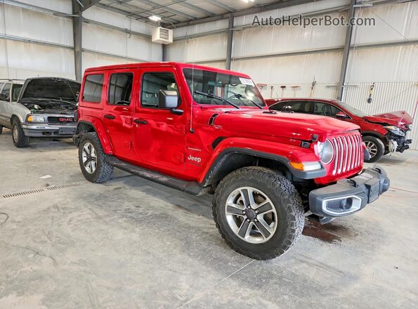 1C4HJXEG9JW254285 2018 JEEP WRANGLER Red წინა მარჯვენა