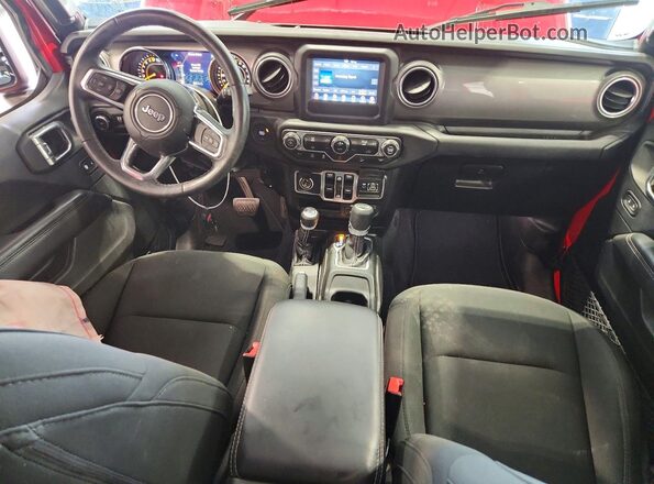 1C4HJXEG9JW254285 2018 JEEP WRANGLER Red წინა პანელის ხედი