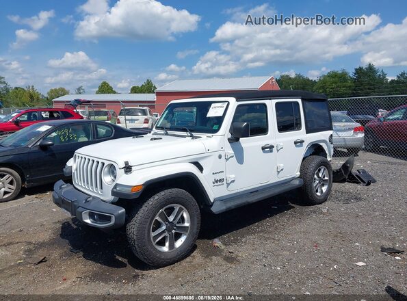 1C4HJXEGXLW333774 2020 JEEP WRANGLER UNLIMITED White Front left