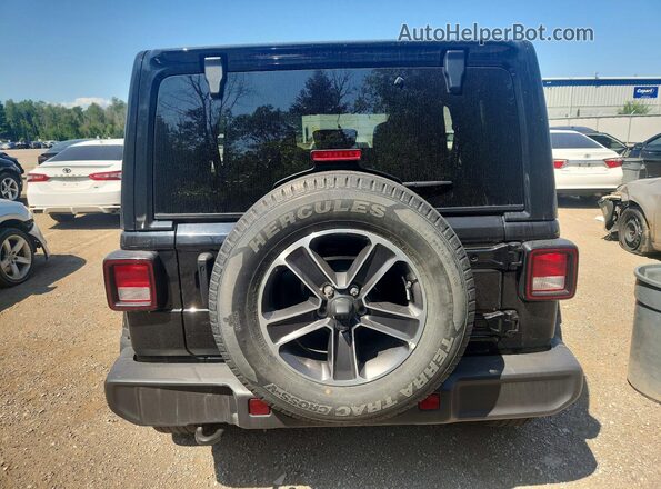 1C4HJXEGXPW614561 2023 JEEP WRANGLER Black Widok z tyłu