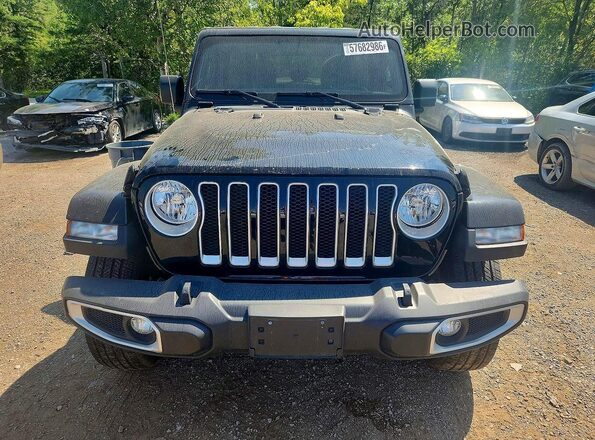 1C4HJXEGXPW614561 2023 JEEP WRANGLER Black Widok z przodu
