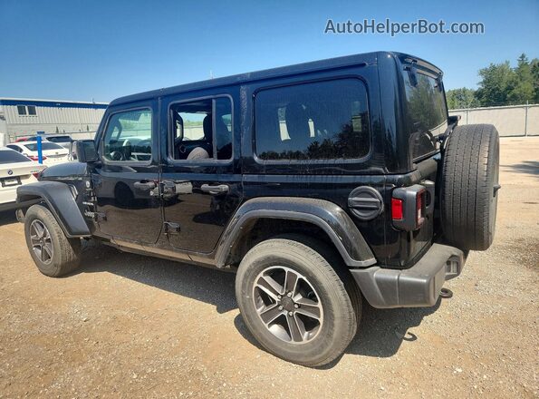 1C4HJXEGXPW614561 2023 JEEP WRANGLER Black Tył lewy