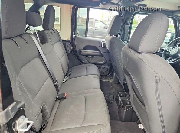 1C4HJXEGXPW614561 2023 JEEP WRANGLER Black Widok tylnych siedzeń
