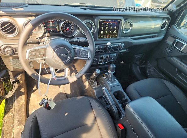 1C4HJXEGXPW614561 2023 JEEP WRANGLER Black Widok deski rozdzielczej
