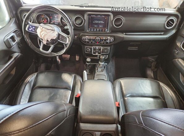 1C4HJXEM9MW541586 2021 JEEP WRANGLER Серый Вид панели приборов