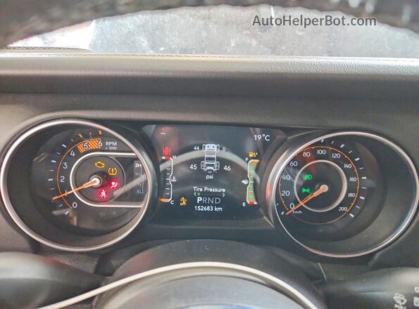 1C4HJXEM9MW541586 2021 JEEP WRANGLER Серый Вид щитка приборов