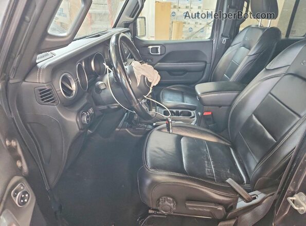1C4HJXEM9MW541586 2021 JEEP WRANGLER Серый Вид салона спереди