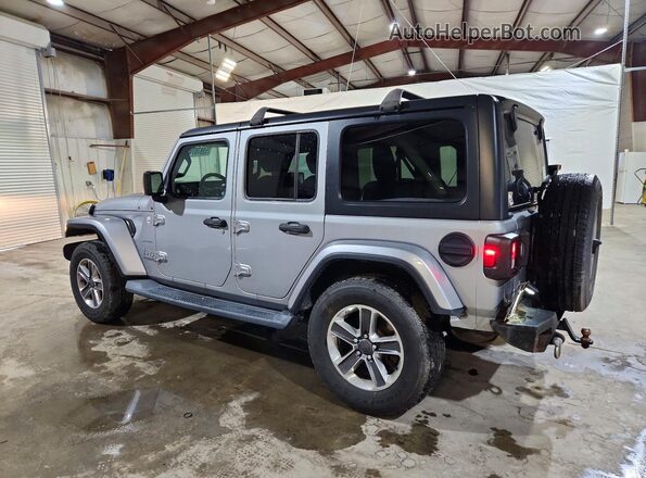 1C4HJXEN0LW165156 2020 JEEP WRANGLER Silver Задня ліва чверть
