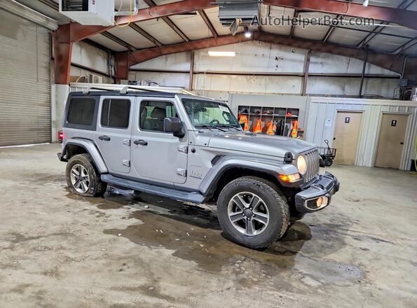 1C4HJXEN0LW165156 2020 JEEP WRANGLER Silver Передня права чверть