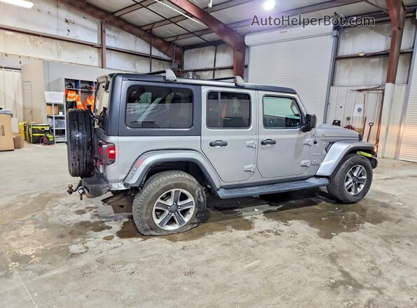 1C4HJXEN0LW165156 2020 JEEP WRANGLER Silver Задня права чверть