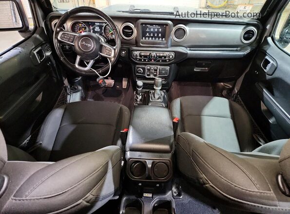 1C4HJXEN0LW165156 2020 JEEP WRANGLER Silver Вид панелі приладів