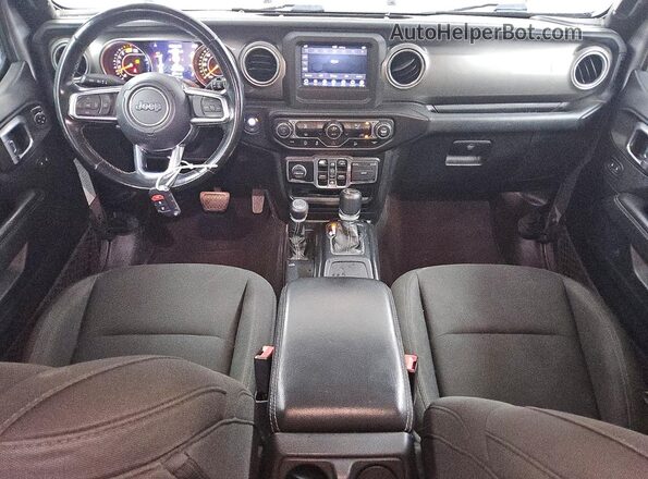 1C4HJXEN0LW212900 2020 JEEP WRANGLER Silver წინა პანელის ხედი