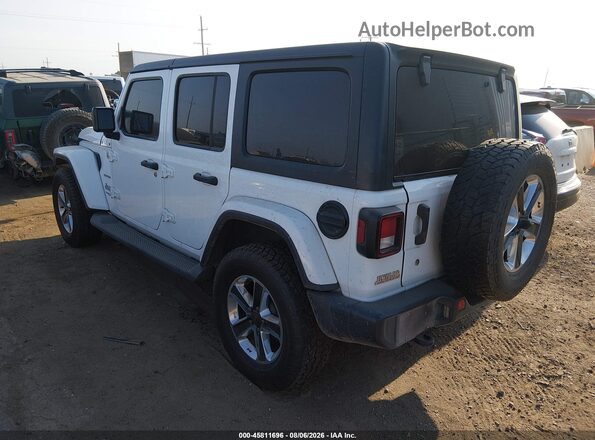 1C4HJXEN2KW618997 2019 JEEP WRANGLER UNLIMITED White Հետևի ձախ