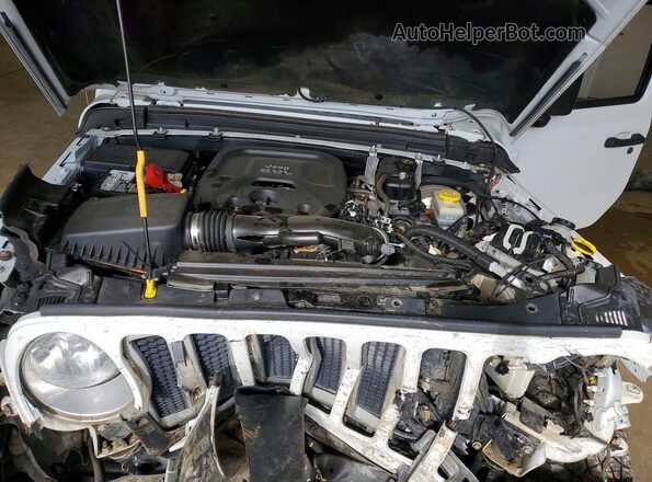 1C4HJXEN2LW181620 2020 JEEP WRANGLER White Vista interior trasera