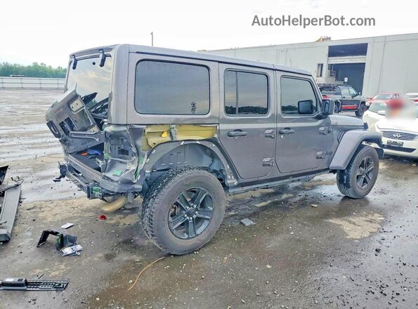 1C4HJXEN2MW538876 2021 JEEP WRANGLER Gray Trasero derecho