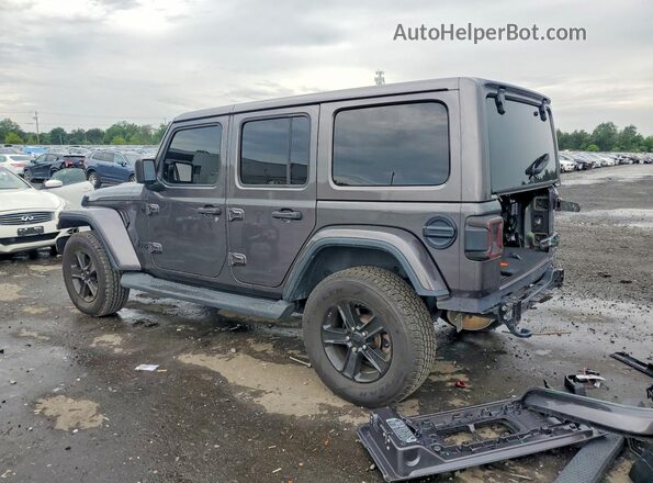 1C4HJXEN2MW538876 2021 JEEP WRANGLER Gray Trasero izquierdo