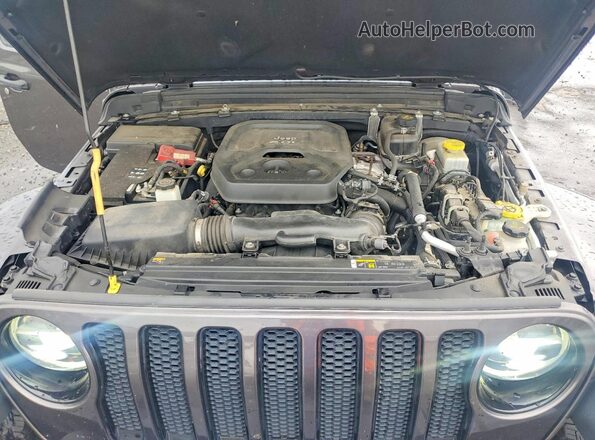 1C4HJXEN2MW538876 2021 JEEP WRANGLER Gray Vista del compartimento del motor