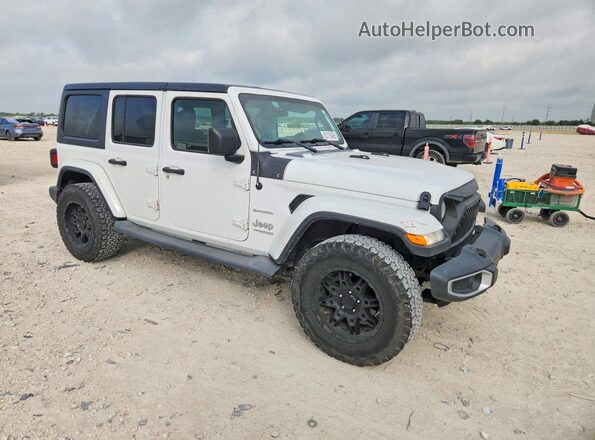 1C4HJXEN3KW592345 2019 JEEP WRANGLER White Delantero derecho