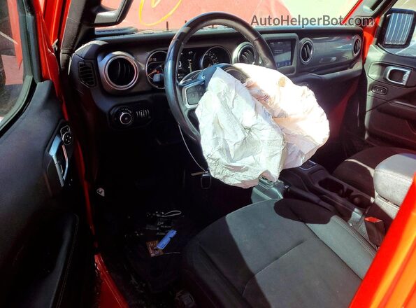 1C4HJXEN3LW165068 2020 JEEP WRANGLER Red წინა პანელის ხედი