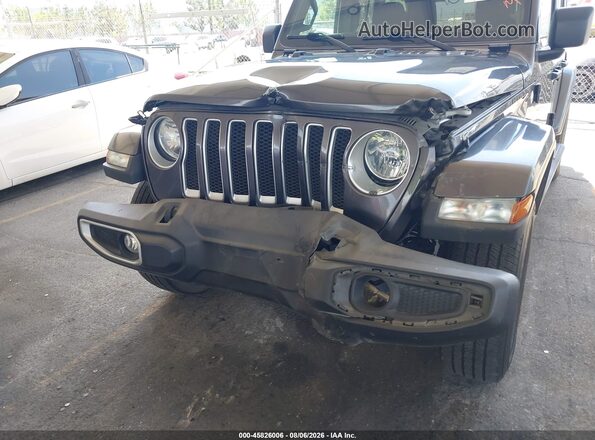 1C4HJXEN4MW634752 2021 JEEP WRANGLER UNLIMITED Серый Вид спереди