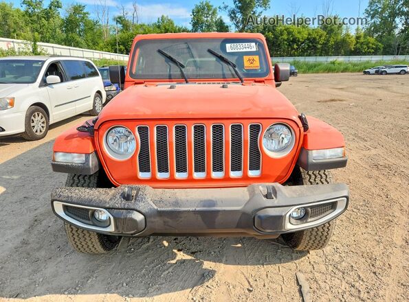 1C4HJXEN7LW231640 2020 JEEP WRANGLER Orange Front view
