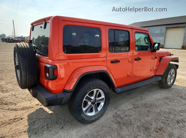 1C4HJXEN7LW231640 2020 JEEP WRANGLER Orange Rear right