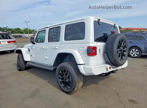 1C4HJXEN8MW606078 2021 JEEP WRANGLER Белый Задняя левая четверть